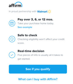 Walmart Affirm BNPL