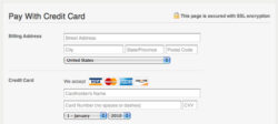 credit card payment